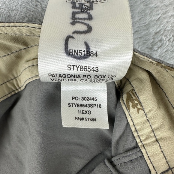 Patagonia Grey Board Shorts Men's Size 28  US - Picture 5 of 12